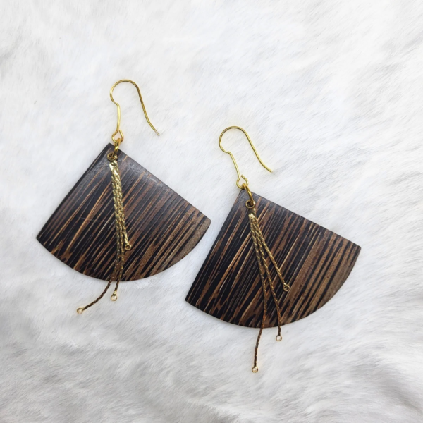 Boucles d’oreilles en bois patawa